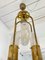 Italian Brass Pendant Light in Murano Glass attributed to Aldo Nason for Mazzega, 1970s 11