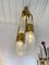 Italian Brass Pendant Light in Murano Glass attributed to Aldo Nason for Mazzega, 1970s 6