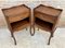 French Nightstands in Walnut, 1890s, Set of 2 4