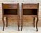 French Nightstands in Walnut, 1890s, Set of 2, Image 1