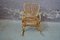 Vintage Children's Rocking Chair in Rattan, Image 3