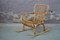 Rocking Chair pour Enfant Vintage en Rotin 1