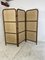 Mid-Century Rattan, Bamboo and Leather 3 Panel Room Divider, 1970s, Image 9