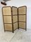 Mid-Century Rattan, Bamboo and Leather 3 Panel Room Divider, 1970s, Image 10