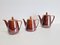 Vintage Salt Glaze Porcelain Tea Pots from Villeroy & Boch Luxembourg, 1960s, Set of 3 1