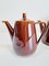 Vintage Salt Glaze Porcelain Tea Pots from Villeroy & Boch Luxembourg, 1960s, Set of 3 4