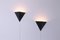 Metal Black Kite Sconces by J. J. M. Hoogervorst for Anvia, 1970s, Set of 2 4