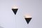 Metal Black Kite Sconces by J. J. M. Hoogervorst for Anvia, 1970s, Set of 2 18