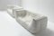 Togo Medium Settee Set in White Leather by Michel Ducaroy for Ligne Roset, 2013, Set of 2 5