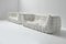 Togo Medium Sofa Set aus weißem Leder von Michel Ducaroy für Ligne Roset, 2013, 2er Set 19