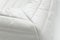 Togo Medium Settee Set in White Leather by Michel Ducaroy for Ligne Roset, 2013, Set of 2 7