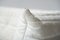 Togo Medium Settee Set in White Leather by Michel Ducaroy for Ligne Roset, 2013, Set of 2 17