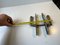 Italian Patinated Brass BAL Door Handle Set, 1940s, Image 11