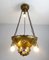 Große Jugendstil Deckenlampe, 1900er 6