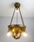 Large Art Nouveau Ceiling Lamp, 1900s 6