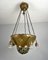 Große Jugendstil Deckenlampe, 1900er 12