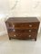 Antique George III Mahogany Inlaid Bow Front Chest of 4 Drawers, 1800s 1