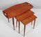 Teak Nesting Tables with Handle from Jens Harald Quistgaard, 1960s, Set of 3, Image 2