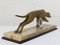 French Art Deco Marble Spelter Greyhound, 1930s, Image 7