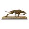 French Art Deco Marble Spelter Greyhound, 1930s 1
