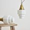 Vintage Church Opaline Pendant Light, 1940s 2