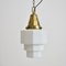 Vintage Church Opaline Pendant Light, 1940s 1