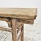 Table Console Antique en Orme, 1920s 3