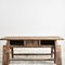 Antique Console Table in Elm, 1920s, Image 4