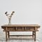 Antique Console Table in Elm, 1920s, Image 9
