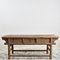 Antique Console Table in Elm, 1920s, Image 1