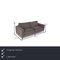 Grey Fabric Artic 3-Seat Sofa from Vilmers, Image 2