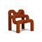 Modern Brown Fabric Chair by Terje Ekstrøm for Varier, Image 1