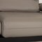 Grey Leather Plura 2-Seat Couch from Rolf Benz 5