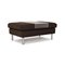 Brown Fabric Domino Ottoman from Ewald Schillig 1