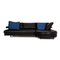 Black Leather City Corner Sofa by Antonio Citterio for B&B Italia / C&B Italia, Image 1