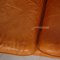 Brown Leather DS 61 2-Seat & 3-Seat Sofa Set from de Sede, Set of 2 5