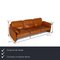 Brown Leather DS 61 2-Seat & 3-Seat Sofa Set from de Sede, Set of 2 2
