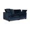 Blue Velvet Viking 2-Seat Couches from Vilmers, Set of 2 7