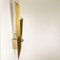 Art Deco Style Brass and Chrome Wall Sconce, 1980s 6