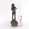 G. Varlese, Young Fisherman, Italy, 20th Century, Bronze Sculpture 2