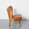 Cocktail Chair in Cognac Brown, 1950s 5