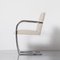 Flat Bar Brno Chair in Cream by Mies van der Rohe for Knoll, 2000s 4