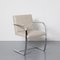 Flat Bar Brno Chair in Cream by Mies van der Rohe for Knoll, 2000s 1