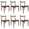 Mid-Century Danish Sculpted Back Dining Chairs attributed to H. W. Klein for Bramin, 1960s, Set of 6 1