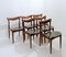 Mid-Century Danish Sculpted Back Dining Chairs attributed to H. W. Klein for Bramin, 1960s, Set of 6 3