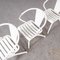 French T37 Outdoor Arm Dining Chairs attributed to Tolix, 1950s, Set of 3 6