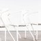 French T37 Outdoor Arm Dining Chairs attributed to Tolix, 1950s, Set of 3 5