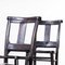 Elm and Ash Ebonised Church Chapel Dining Chairs, 1960s, Set of 6 5