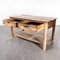French Pine Console Table, 1950s, Image 8