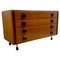 Mid-Century Modern Italian Wooden Chest of Drawers, 1960s, Image 1